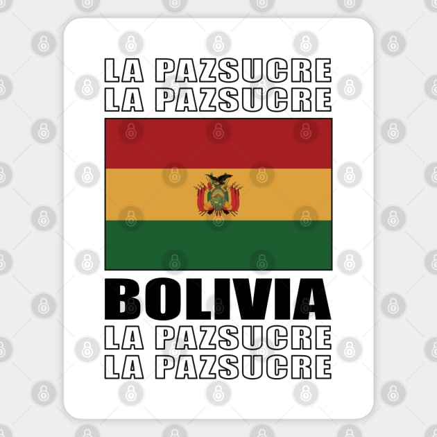 Flag of Bolivia Magnet by KewaleeTee